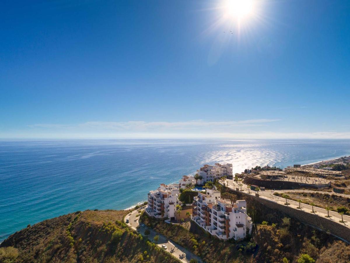 Precioso Apartamento 1 Dormitorio Con Vistas Mar Frontal Torrox Esterno foto