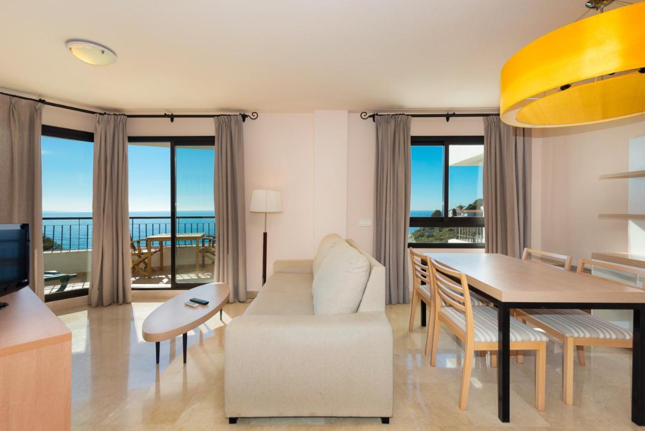 Precioso Apartamento 1 Dormitorio Con Vistas Mar Frontal Torrox Esterno foto