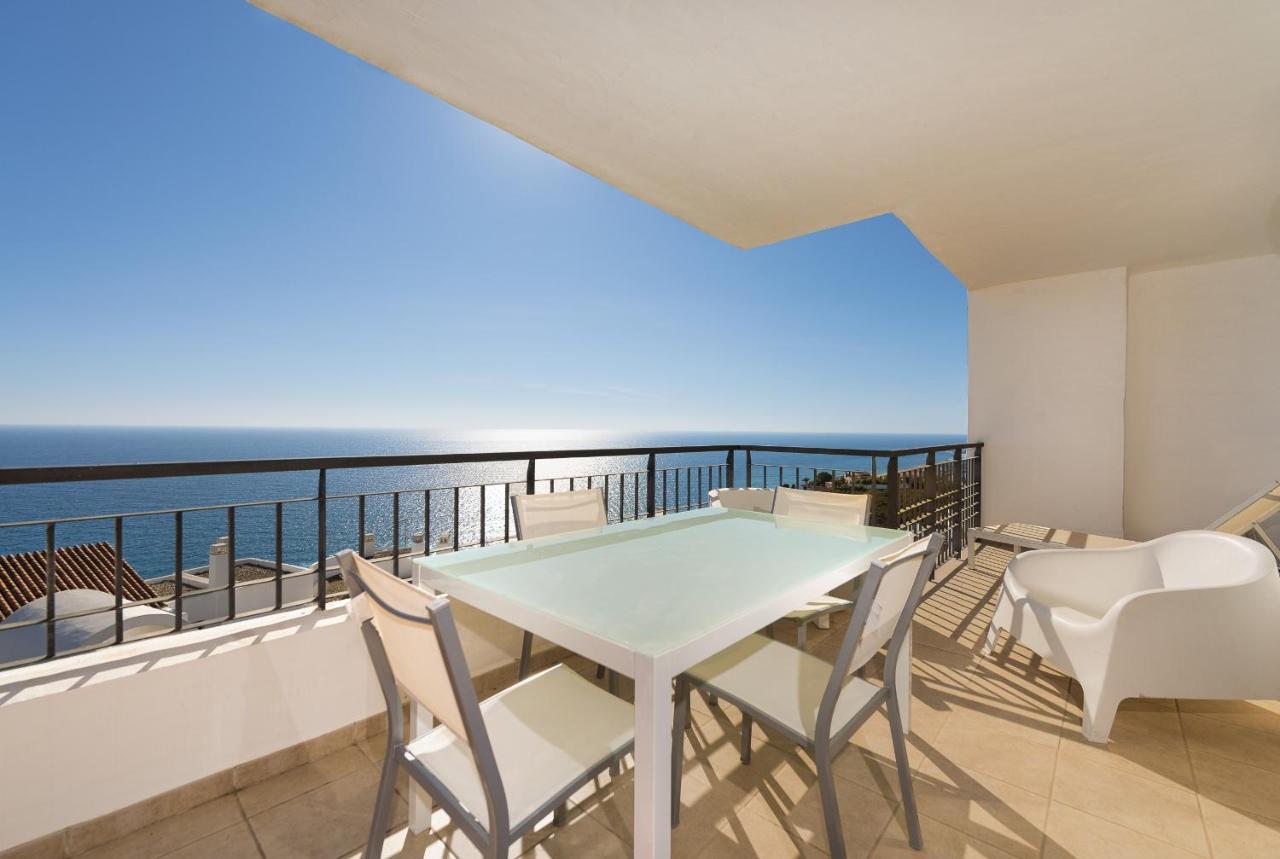 Precioso Apartamento 1 Dormitorio Con Vistas Mar Frontal Torrox Esterno foto